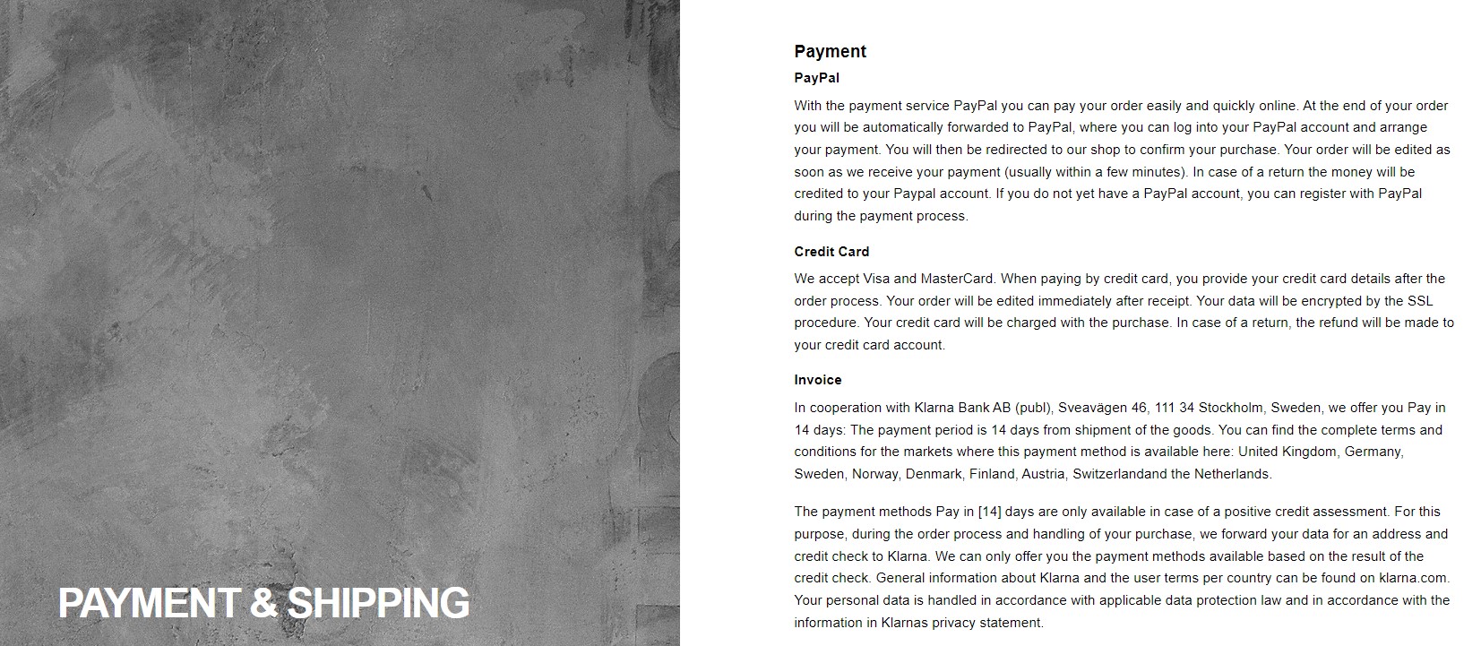 payment